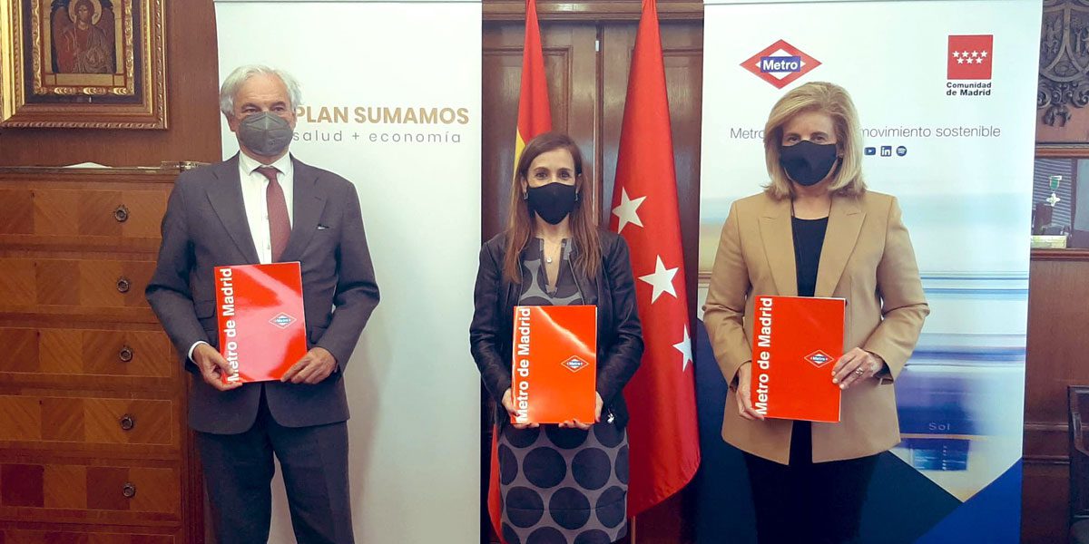 Fátima Báñez: “Seguimos sumando Salud+Economía con el convenio entre Fundación CEOE, CEIM y  Metro Madrid”